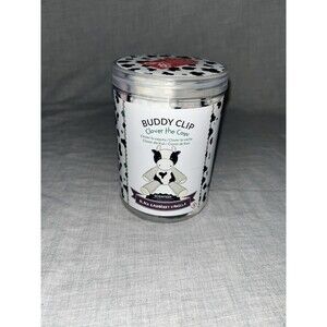Scentsy CLOVER THE COW Buddy Clip Plush Black & White Black Raspberry Vanilla